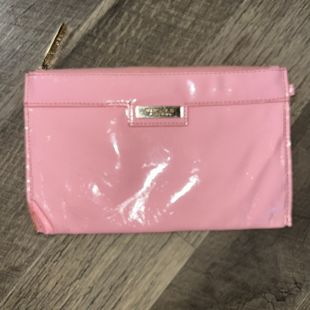 Versace Parfums Pink Wristlet /‎ Makeup Bag
